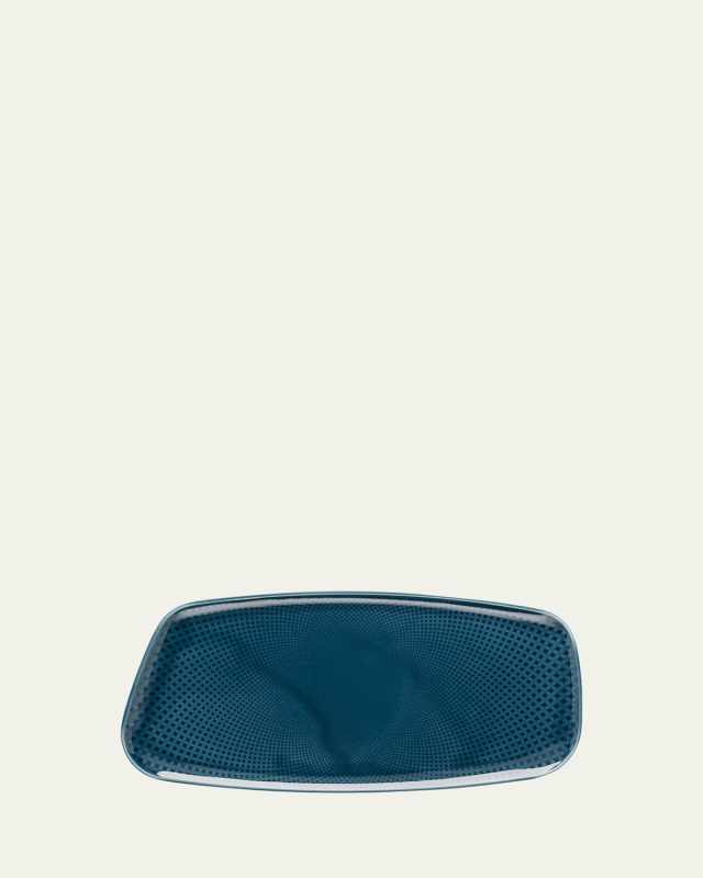 Junto Ocean Blue Rectangular Platter